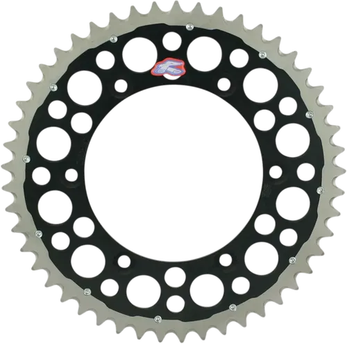 RENTHAL Twinring* Rear Sprocket - 52 Tooth - Black - Fits Gas Gas/Husqvarna/KTM