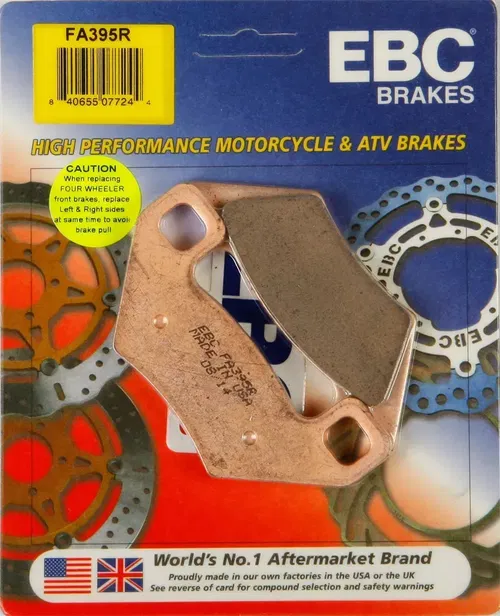 EBC R Series Long Life Sintered Brake Pads FA395R