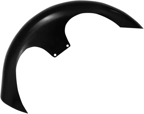 KLOCK WERKS Shank Front Fender Kit - For Raked Frames - Black - Steel - 26"