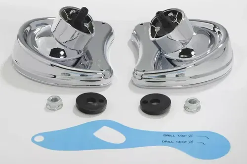 Fairing Mount Mirror Set for Harley Davidson by V-Twin