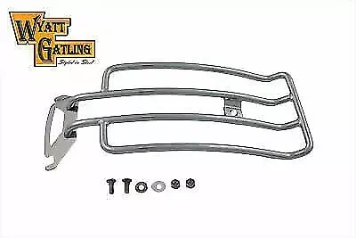 Wyatt Gatling Chrome Contour Luggage Rack for Harley Davidson by V-Twin