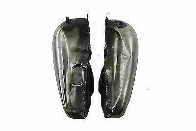 Bobbed 3.5 Gallon Gas Tank Set for Harley Davidson motorcycles by V-Twin