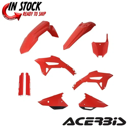 ACERBIS FULL PLASTIC KIT  HONDA 2022-2023 CRF250R / 21-2023 CRF450R  21 RED