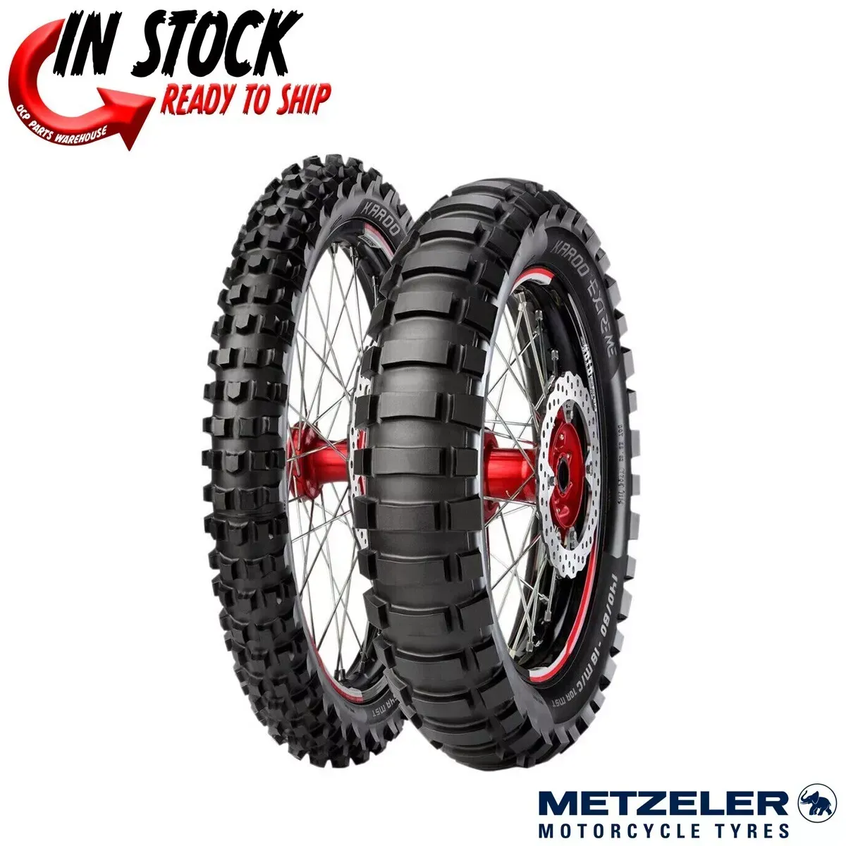 Metzeler KAROO EXTREME Motorcycle Tire | Rear 150/70R18 70S MST | Enduro On/Off