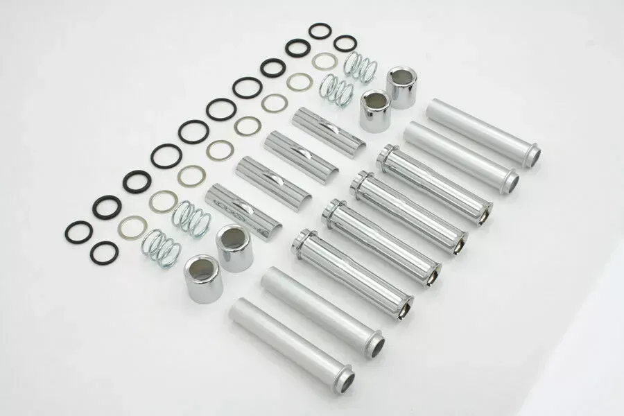 TC-88 Pushrod Cover Kit Chrome for Harley Davidson by V-Twin