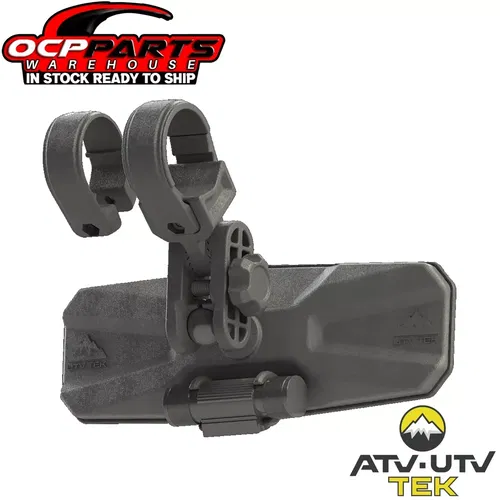 NEW ATV TEK SIDE BY SIDE CLEARVIEW REARVIEW MIRROR WITH DOME LIGHT