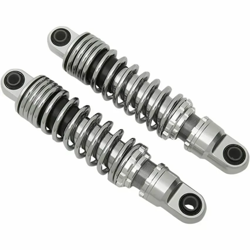Drag Specialties Chrome Premium Adjustable 12" Shocks 1980-2017 Harley Touring