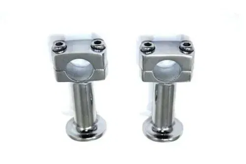3  Post Riser Set Chrome fits Harley-Davidson 25-2214