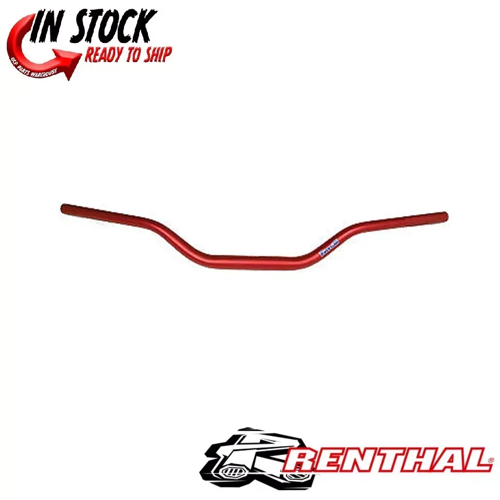 Renthal 1-1/8" 28.6mm FatBar Fat Handlebar Windham Bend Red Bar Pad NEW Windham