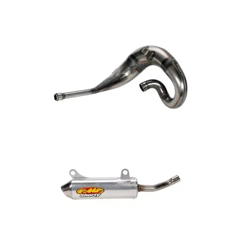 FMF FACTORY PIPE W POWERCORE 2 SHORTY  SILENCER HONDA 2005-2007 CR250R