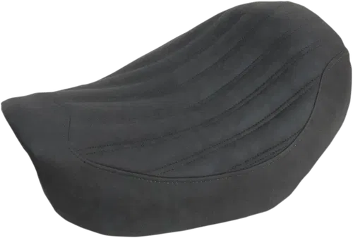 SADDLEMEN Knuckle Solo Fits Seat - Ribbed - Black - Dyna 806-04-0023