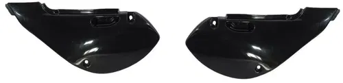 Acerbis Black Side Number Plates Panels For Kawasaki KLX 110 02-09 KX 65 00-17