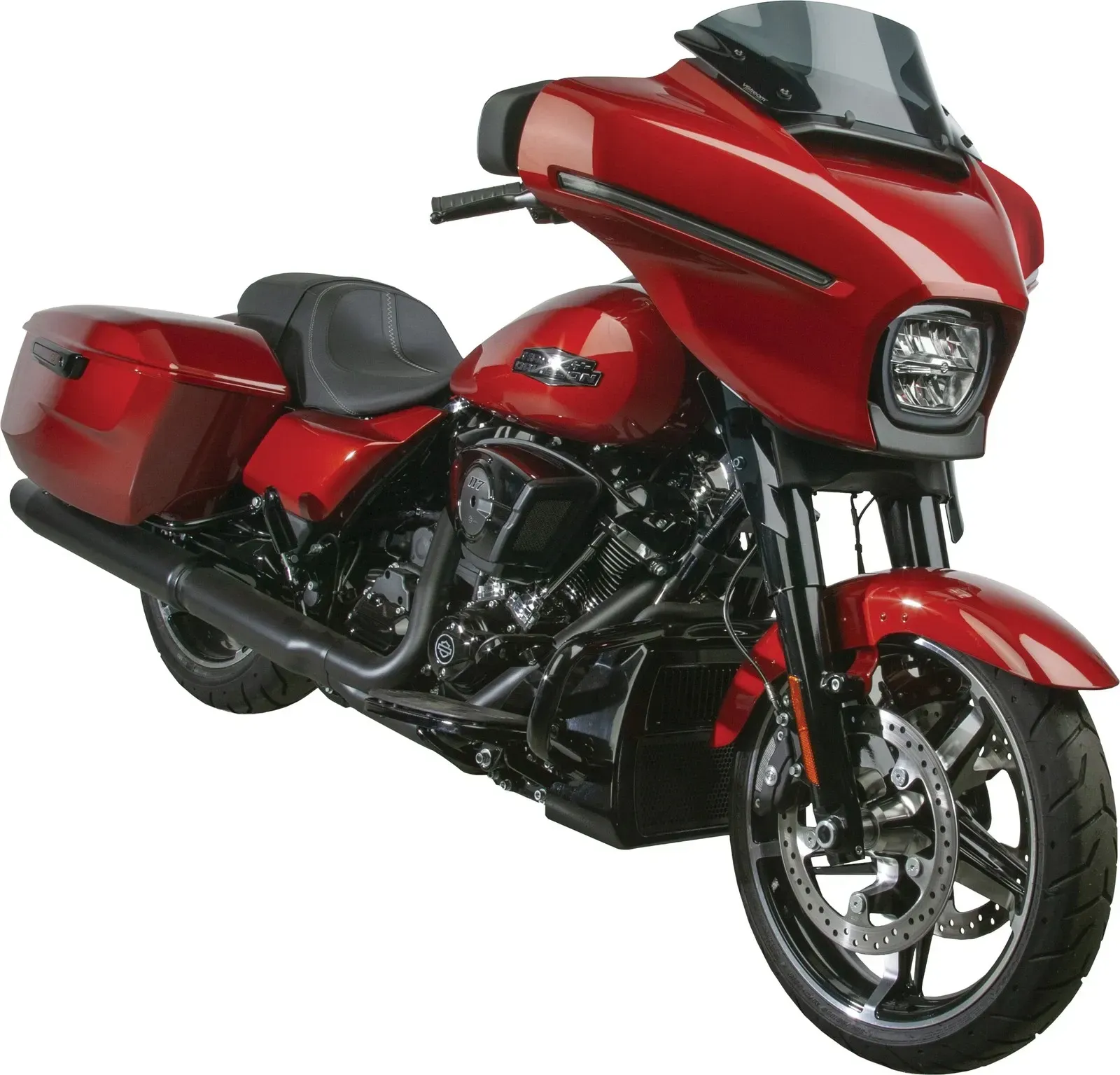 NATIONAL CYCLE Vstream Fits 9 11/16" Dark Smoke Flt 2023-25 STREET GLIDE N20437