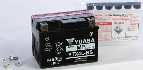 Yuasa Maintenance Free Battery YUAM62X4B YTX4L-BS
