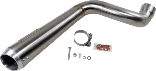 BASSANI XHAUST 4" Short Megaphone Muffler without Catalytic Converter - High