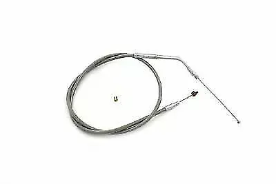 V-Twin 54.25" Braided Stainless Steel Clutch Cable 36-0694