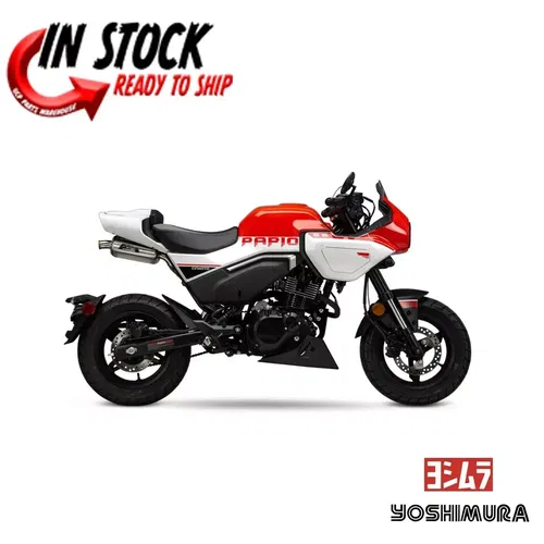 YOSHIMURA STREET EXHAUST SS/AL/SS 2024 CF-MOTO PAPIO SS 19126BH500