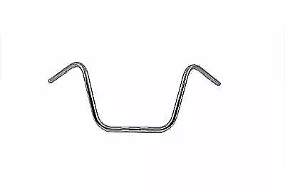 12" Ape Hanger Handlebars with Indents Chrome for Harley Davidson by V-Twin