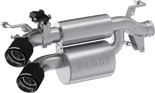 MBRP PERFORMANCE STACKED DUAL-OUT SLIP-ON EXHAUST POLARIS 2024-2025 RZR XP