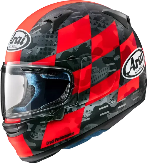 ARAI Regent-X Patch Helmet MOTORCYCLE Large Red Frost