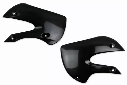 UFO Black Radiator Shroud Set for KLX110, KX65, RM65