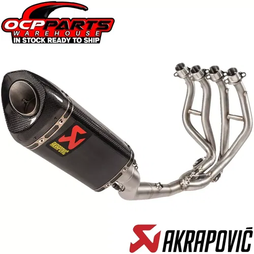 NEW AKRAPOVIC RACING LINE CARBON FIBER EXHAUST SYSTEM 2023-2024 NINJA ZX-4R 4RR