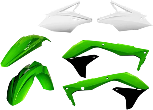 ACERBIS Fits Standard Replacement Body Kit - '16 Green/Black/White
