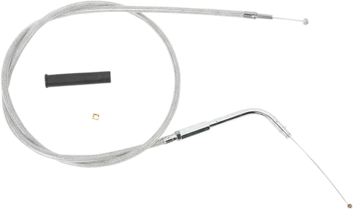 DRAG SPECIALTIES Stainless Braided Idle Cable - Fits 41-1/2" 5342102B