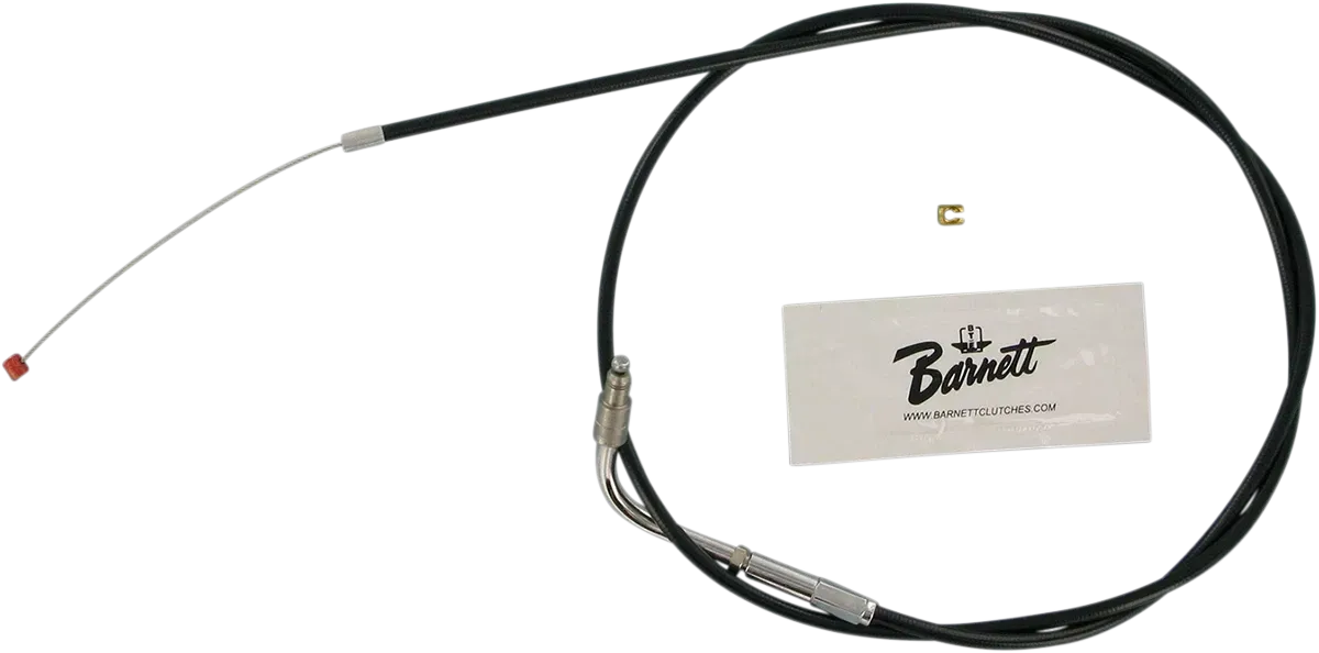 BARNETT Black Vinyl Throttle Cable - Fits +6" 306-96+6-DS