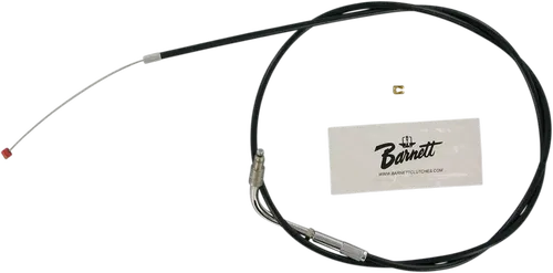 BARNETT Black Vinyl Throttle Cable - Fits +6" 306-96+6-DS
