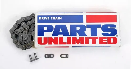 PARTS UNLIMITED 420 Motorcycle Non-Sealed Chain (Natural) 110 Links