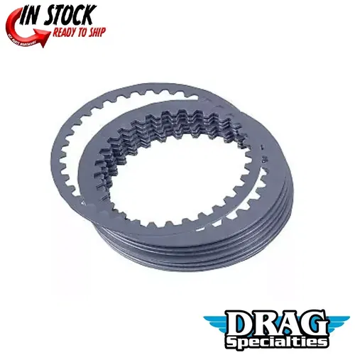 DRAG SPECIALTIES 1131-3615 Clutch Plate Kit for Slipper Clutch