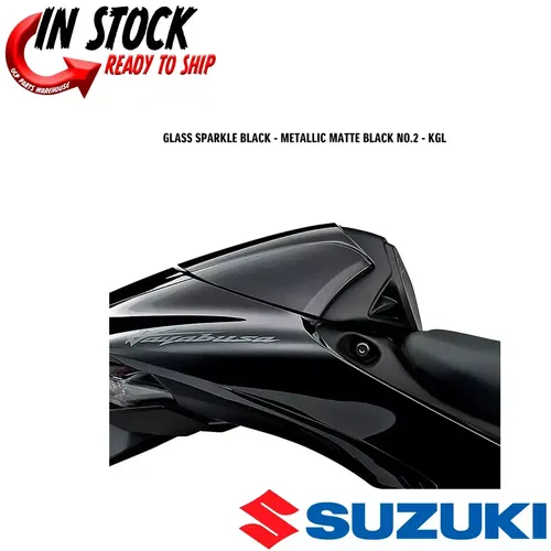 SUZUKI SEAT COWL FAIRING REAR BLACK  2022-2024 HAYABUSA  OEM NEW 45500-10800-KGL