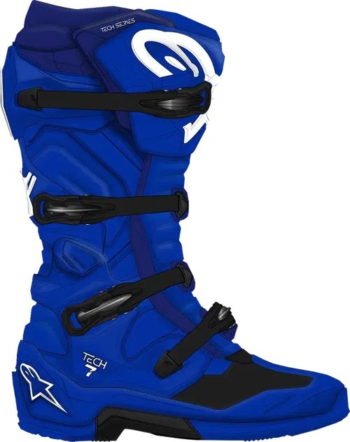 ALPINESTARS Tech 7 Boots - Blue - US Fits 11 2012025-70-11
