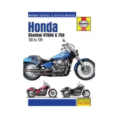 Haynes Motorcycle Repair Manual for Honda VT 600/750 Shadow 1988-2009