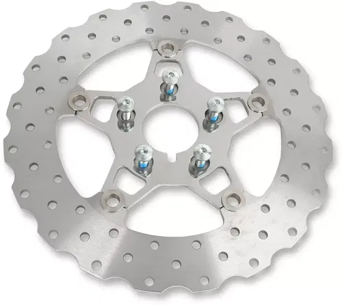 EBC Brake Rotors for Big Twin Models FSD011C 5-Button Front-Wide Band Contoured