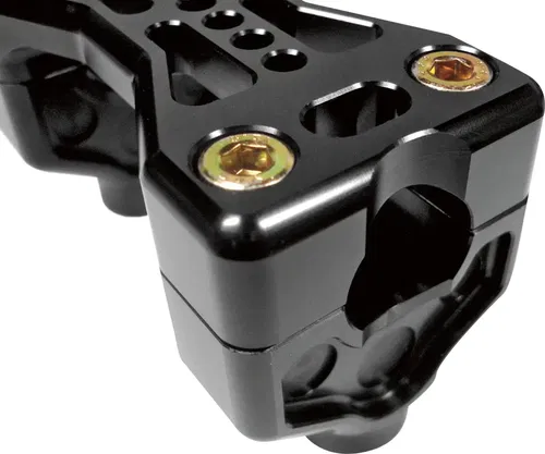JOKER MACHINE Series Fits 900 Handlebar Clamp Assembly - Harley Davidson - Black