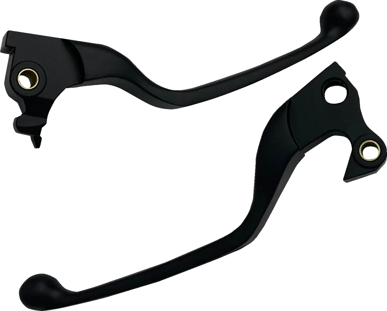 DRAG SPECIALTIES Lever Set - Narrow - Black H07-0592NMB