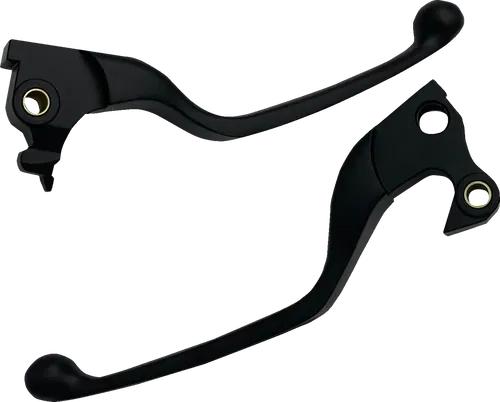 DRAG SPECIALTIES Lever Set - Narrow - Black H07-0592NMB