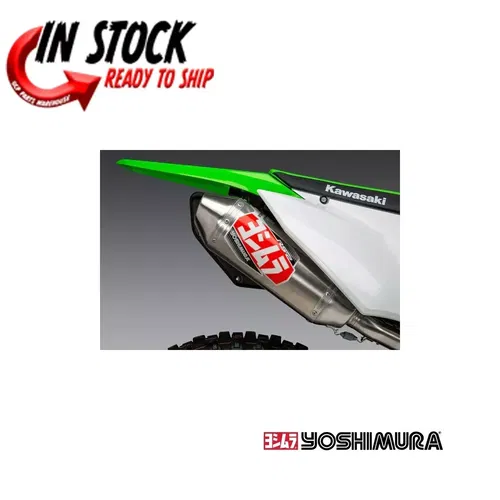 YOSHIMURA SLIPON EXHUAST RS-2 MUFFLER SS/AL KAWASAKI 21-2024 KLX300R 243002C350