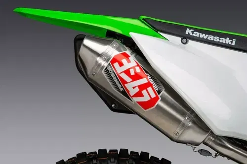 YOSHIMURA SLIPON EXHUAST RS-2 MUFFLER SS/AL KAWASAKI 21-2024 KLX300R 243002C350