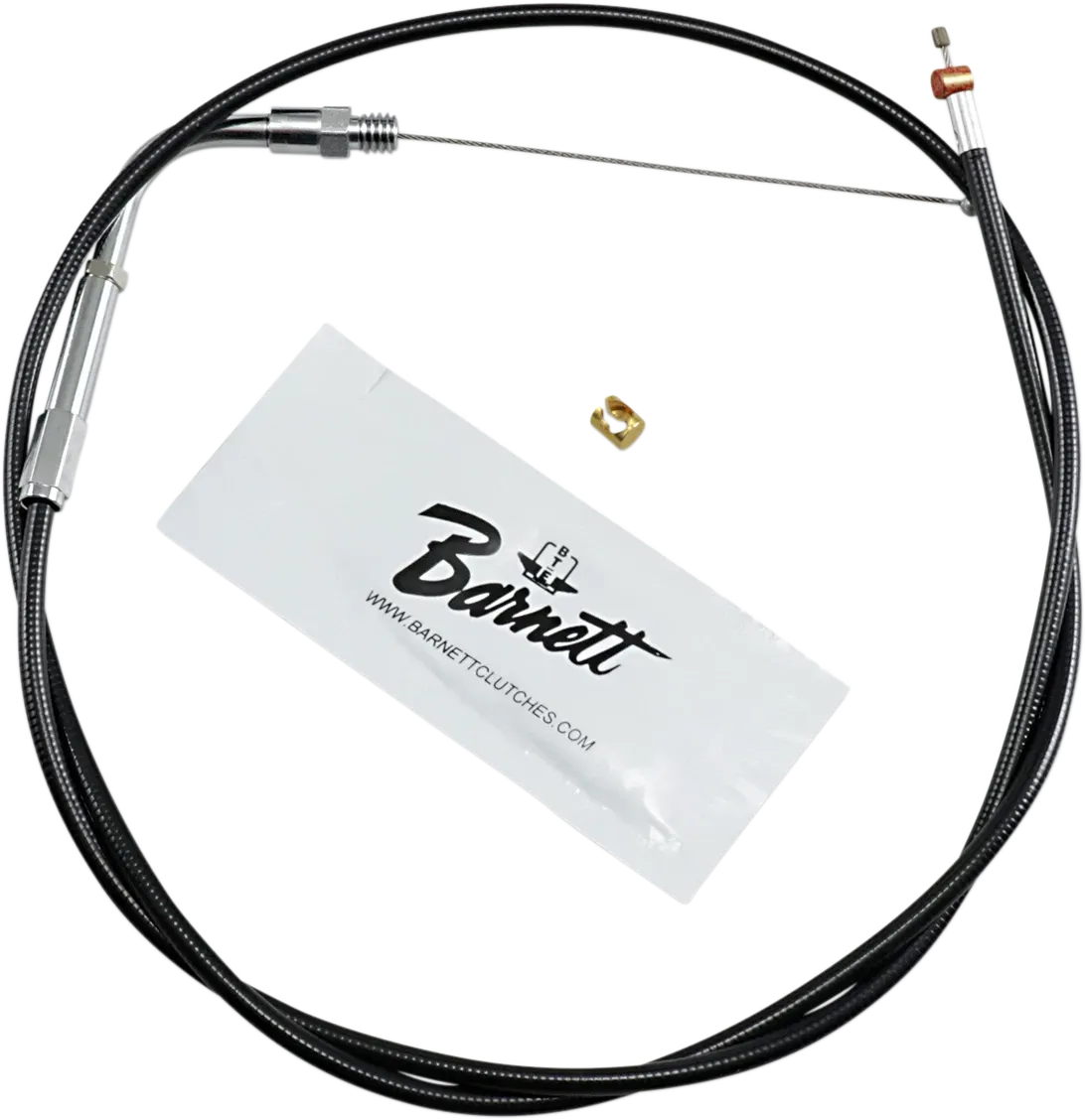 BARNETT Black Vinyl Throttle Cable - Fits +6" 101-30-30014-06