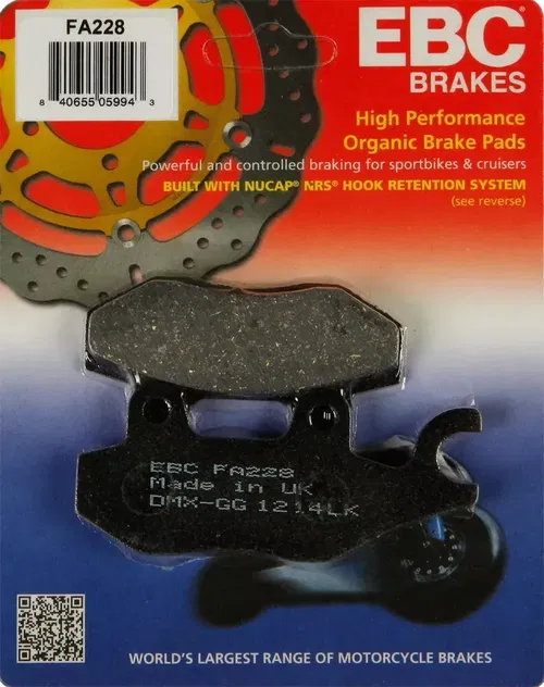 EBC Organic  Brake Pads FA228
