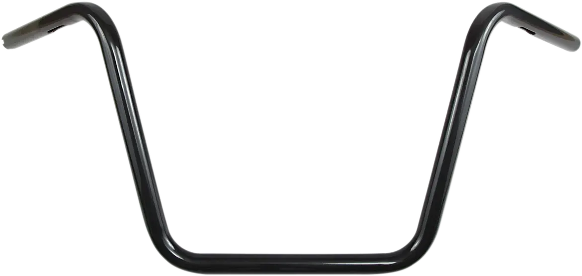 DRAG SPECIALTIES 1" Handlebar - Buckhorn High - TBW - Black 0601-4189