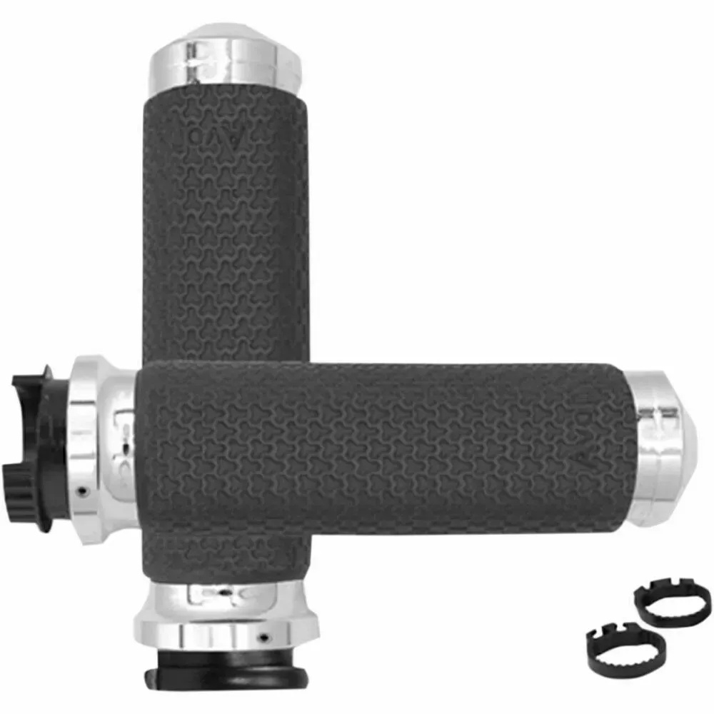 Avon Grips Chrome Medium Memory Foam Grips for Metric MT-MF-63A-CH 0630-1901