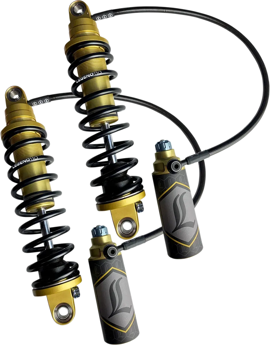 LEGEND SUSPENSION REVO ARC Remote Reservoir Shocks - Heavy Duty - Fits Gold -