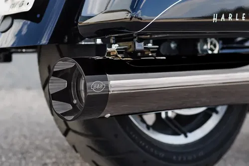S&amp;S CYCLE Fits 2-into-1 Sidewinder? Exhaust System - Lava Chrome - 50-State