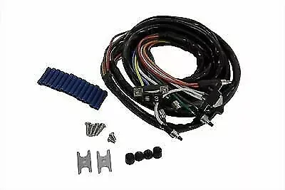 Handlebar Wiring and Black Switch Assembly for Harley Davidson by V-Twin