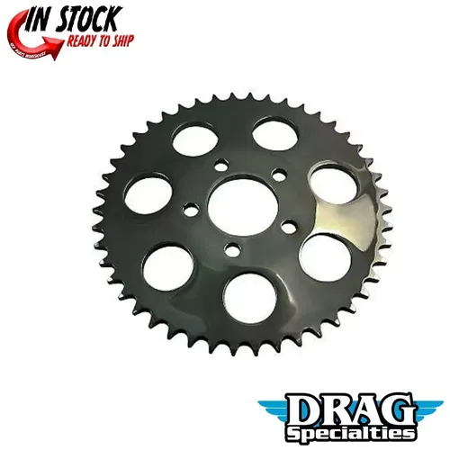 Drag Specialties 1210-1848 Black 530 Chain Conversion Rear Sprocket 48-Tooth