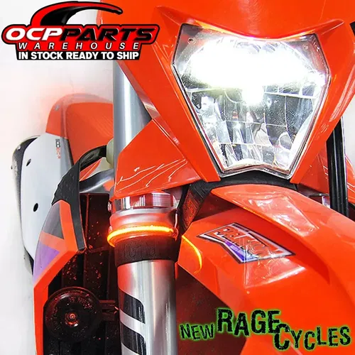 NEW! New Rage Cycles Front Turn Signals for 2024 & Up KTM 350 500 EXC-F